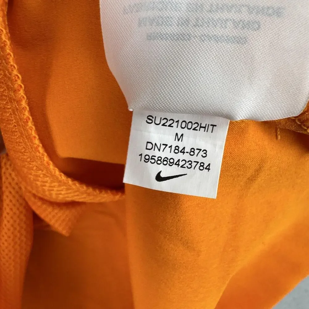 Nike Tennessee Volunteers Shirt Mens Medium Orange NCAA Football 1/4 Zip Top